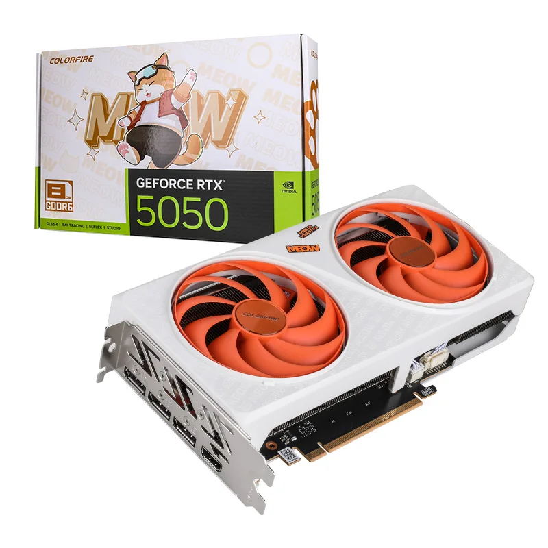 Card Màn Hình COLORFIRE GeForce RTX 5050 MEOW-ORG DUO 8GB-V 1 f716b06c ecc8 45e5 b6dc b85dfaf0adb2