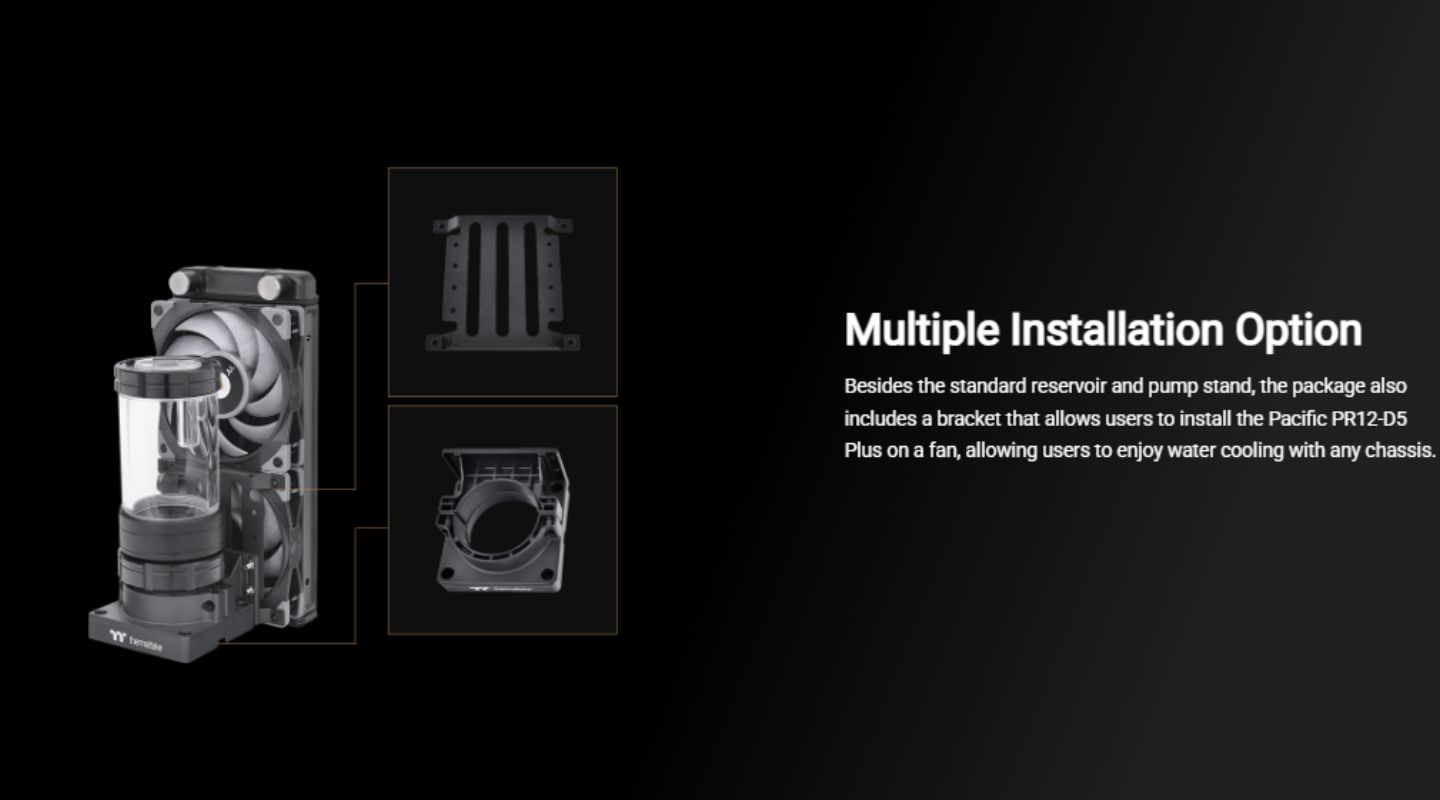 Bộ Bơm Kèm Bình Chứa Tản Nhiệt Nước Thermaltake Pacific PR12-D5 Plus 6 bo-bom-kem-binh-chua-tan-nhiet-nuoc-thermaltake-pacific-pr12-d5-plus-5