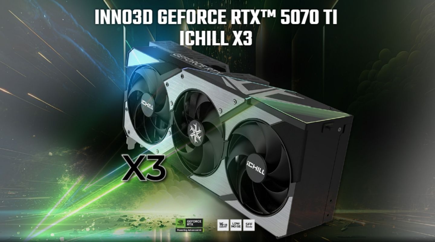 card man hinh inno3d geforce rtx 5070 ti ichill x3 1