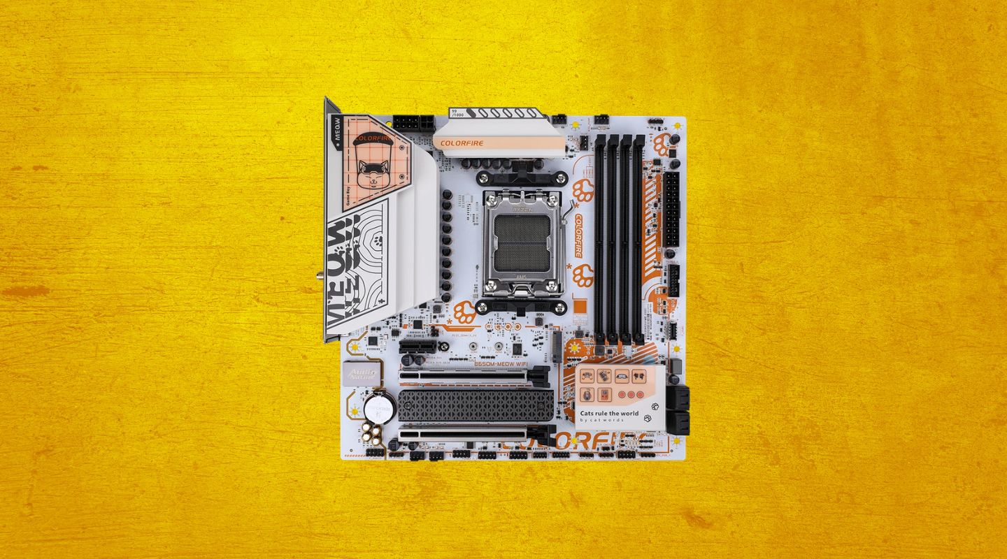 Mainboard COLORFIRE B650M MEOW WIFI ORANGE 2 mainboard colorfire b650m meow wifi orange 1