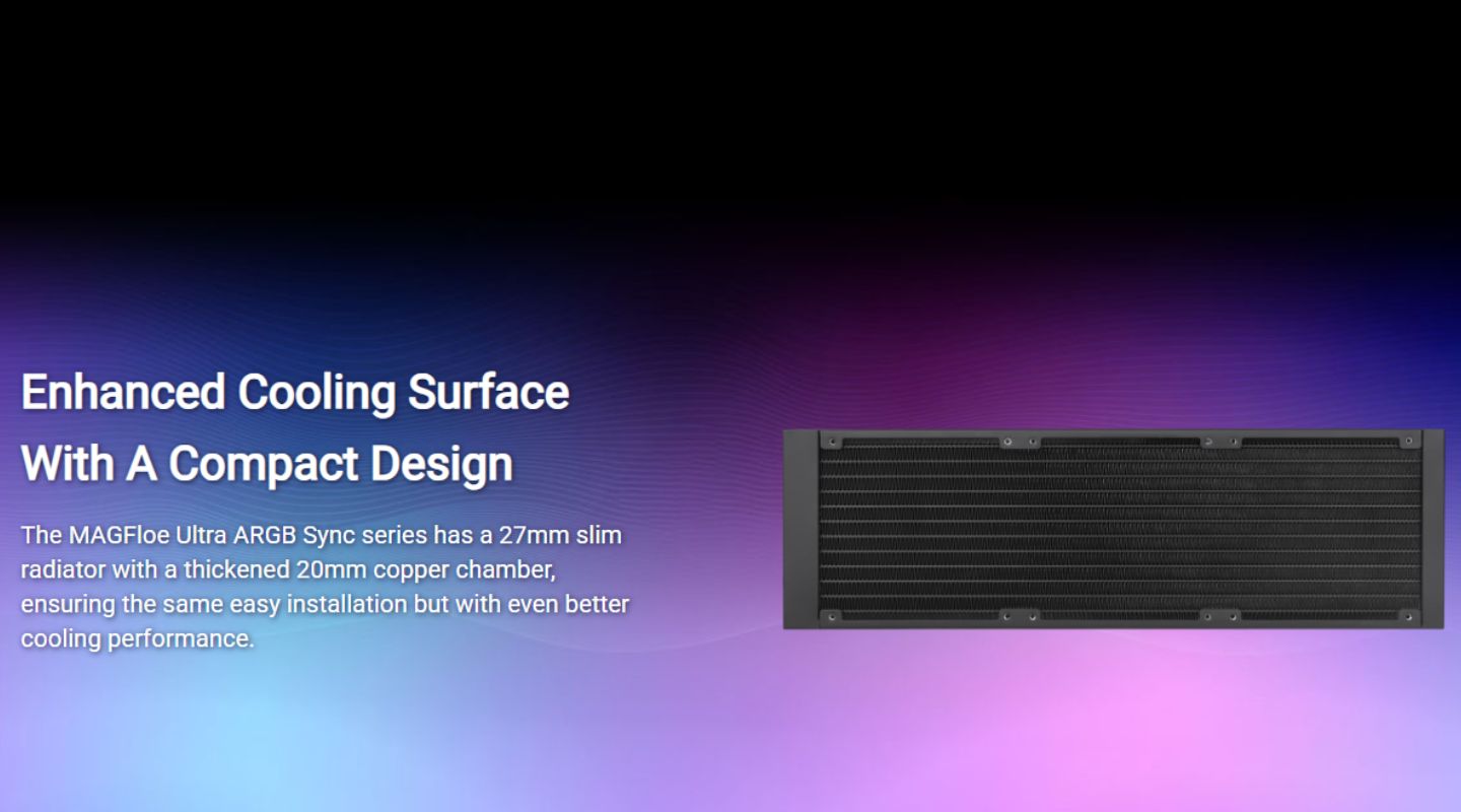 tan nhiet nuoc aio thermaltake magfloe 420 ultra argb sync 3