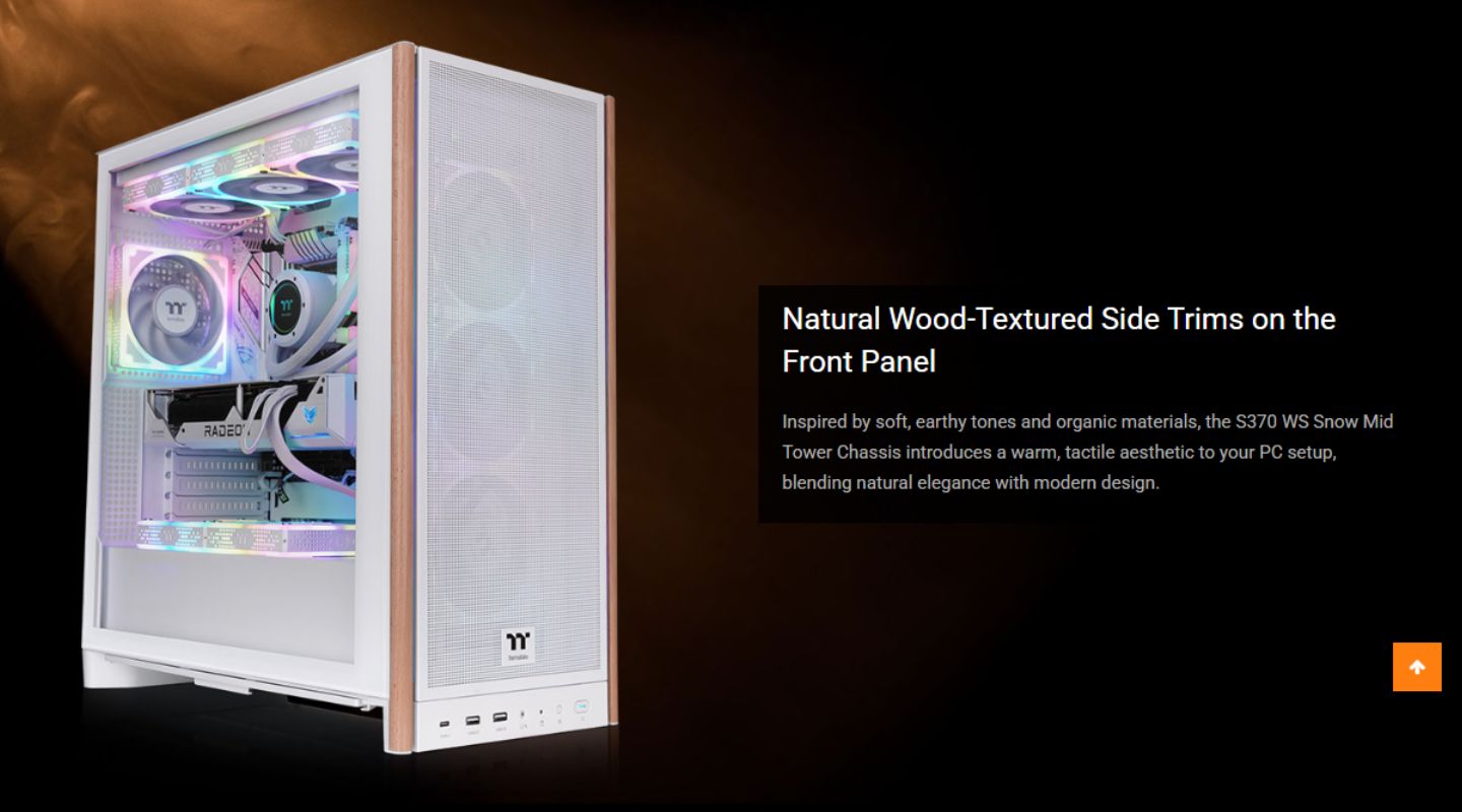 Thùng Máy Tính Thermaltake S370 WS Mid Tower 2 thung may tinh thermaltake s370 ws mid tower 1