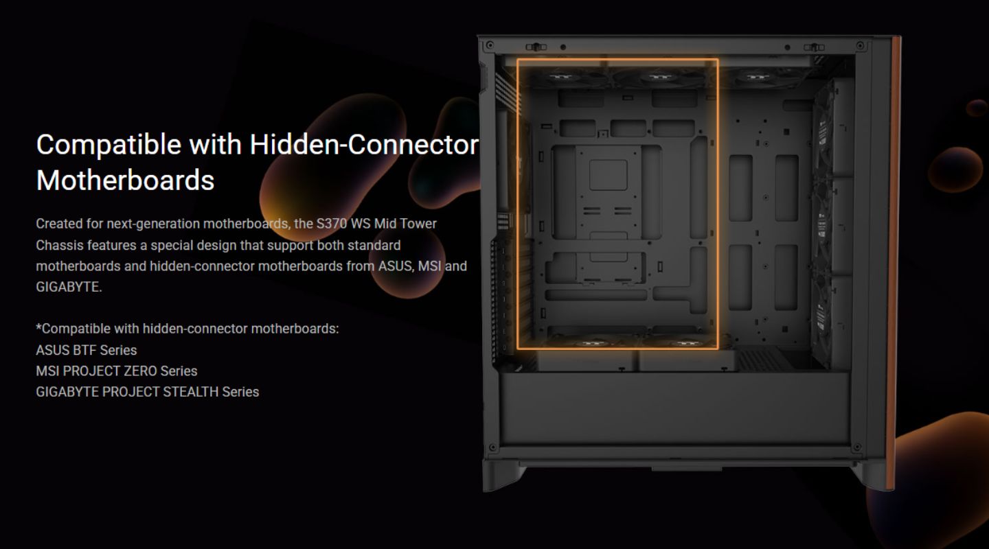 Thùng Máy Tính Thermaltake S370 WS Mid Tower 3 thung may tinh thermaltake s370 ws mid tower 2