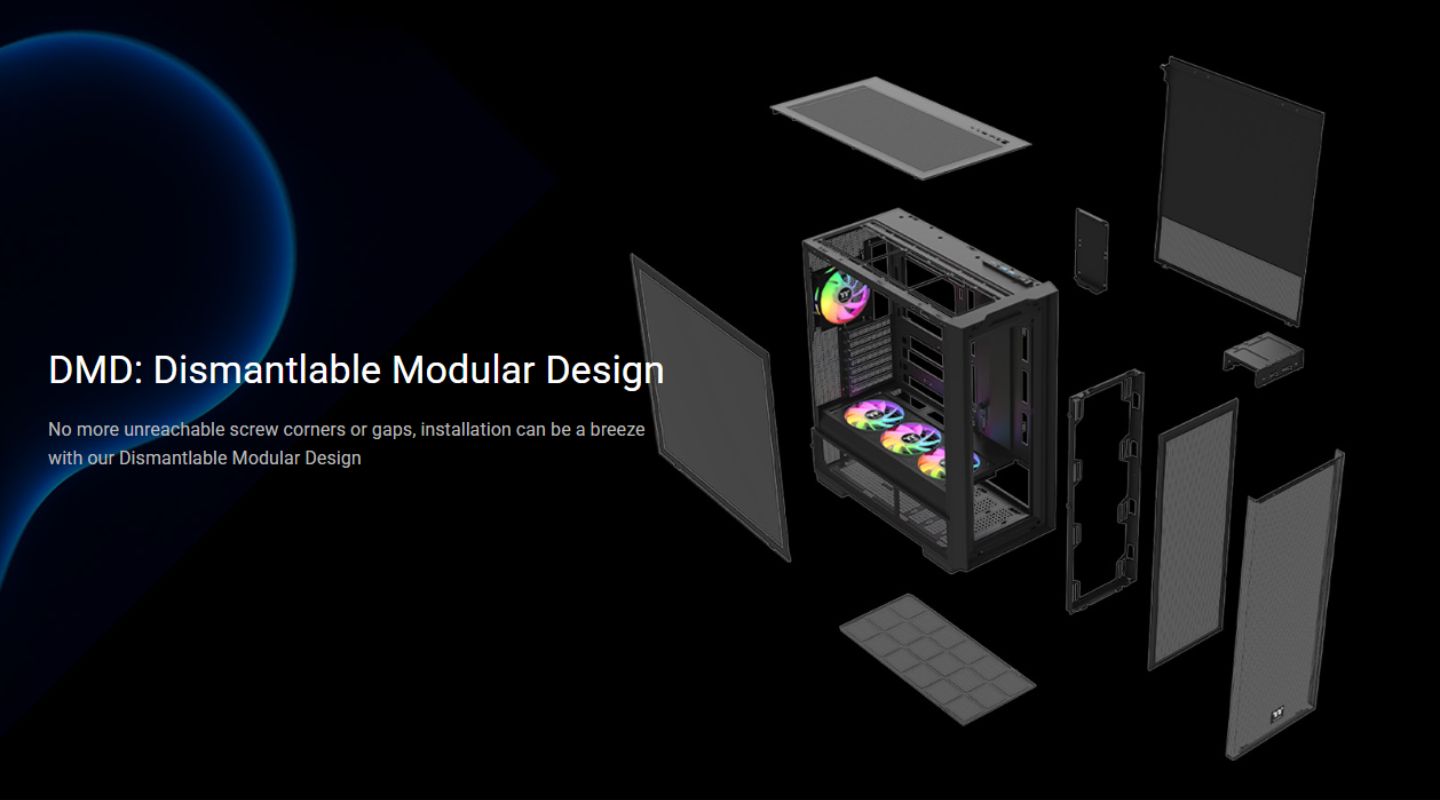 Thùng Máy Tính Thermaltake S380 TG ARGB Mid Tower 6 thung-may-tinh-thermaltake-s380-tg-argb-mid-tower-5