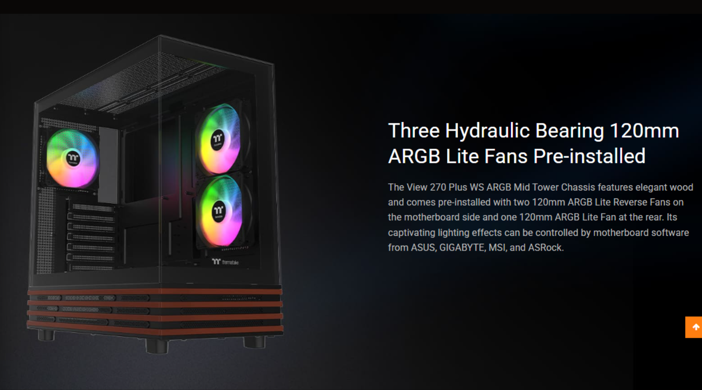Thùng Máy Tính Thermaltake View 270 Plus WS ARGB Mid Tower 4 thung-may-tinh-thermaltake-view-270-plus-ws-argb-mid-tower-3
