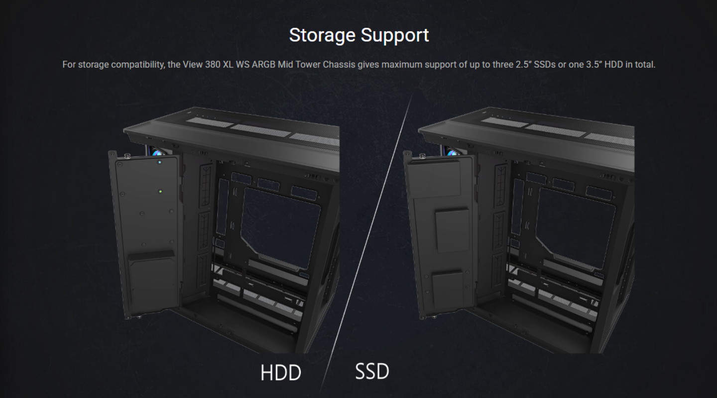 Thùng Máy Tính Thermaltake View 380 XL WS ARGB Mid Tower 7 thung-may-tinh-thermaltake-view-380-xl-ws-argb-8