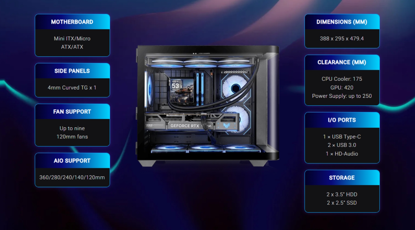 Thùng Máy Tính Thermaltake Vision 330 CR ARGB Mid Tower 6 thung-may-tinh-thermaltake-vision-330-cr-argb-mid-tower-5