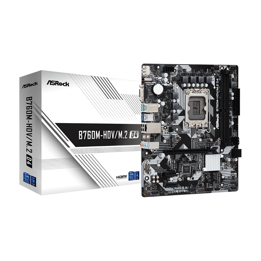 Mainboard ASRock B760M-HDV/M.2 D4 1 Mainboard ASRock B760M-HDV/M.2 D4
