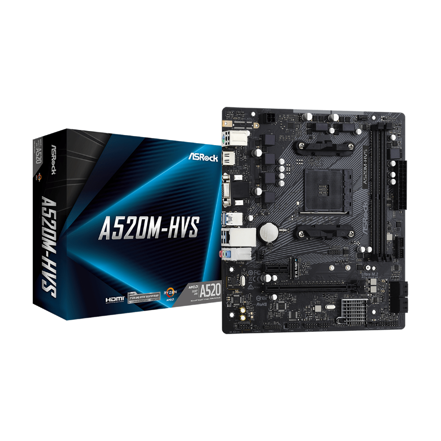 Mainboard ASRock A520M-HVS 1 Mainboard ASRock A520M-HVS