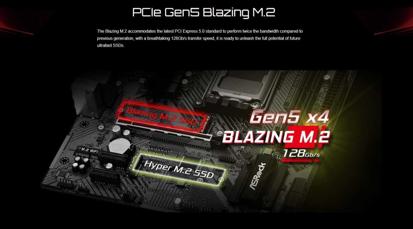 mainboard asrock b650m h m 2 3