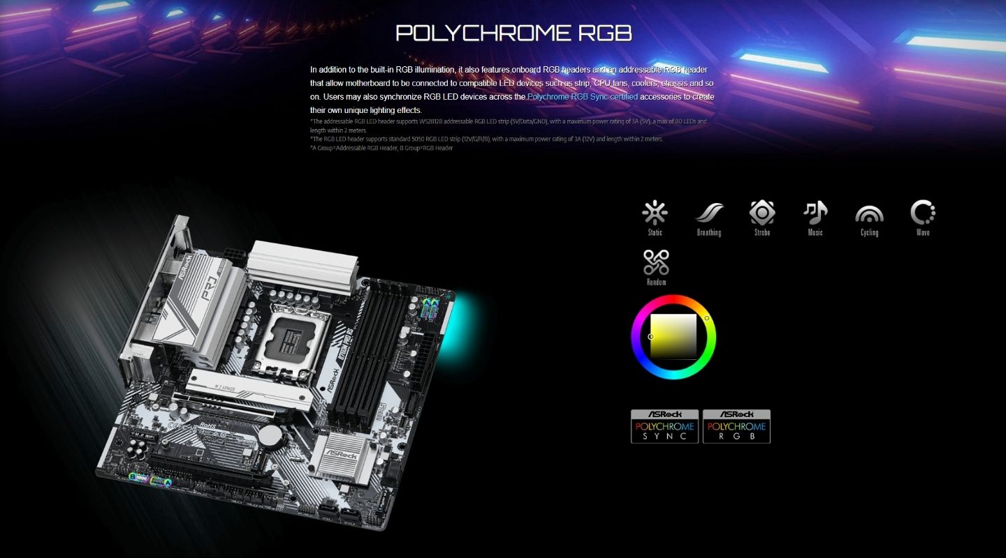 mainboard asrock b760m pro rs 8