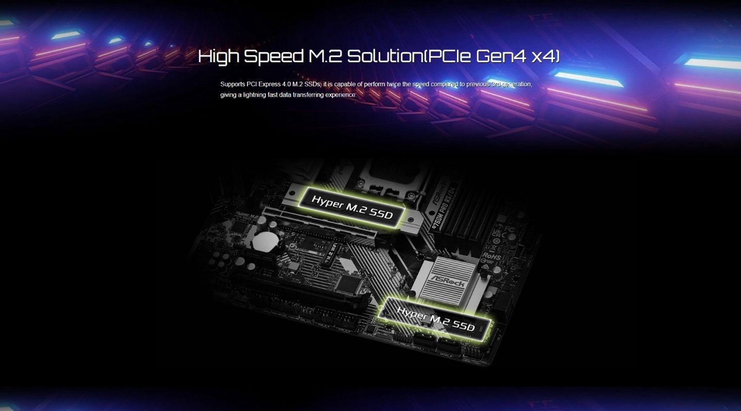 Mainboard ASRock B760M Pro RS/D4 5 mainboard-asrock-b760m-pro-rs-d4-5