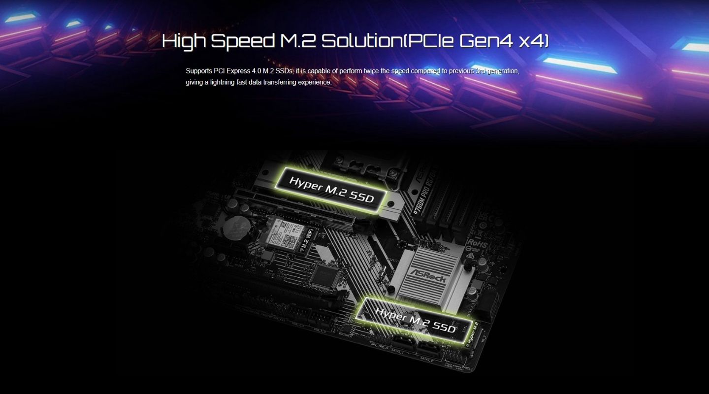 mainboard asrock b760m pro rs d4 wifi 3