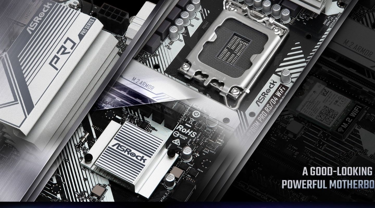 mainboard asrock b760m pro rs d4 wifi 4