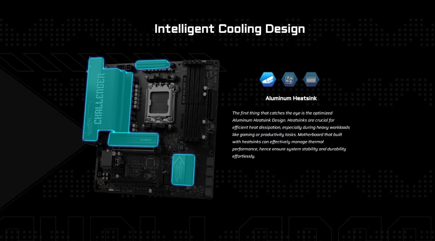 mainboard asrock b850m challenger wifi 6