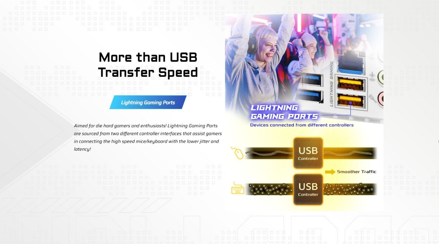 mainboard asrock b850m challenger wifi white 8