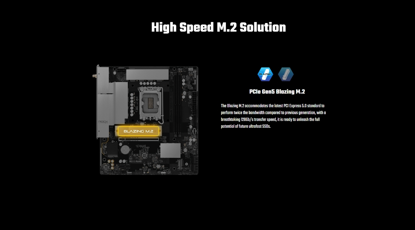 mainboard asrock b860m rock wifi 3