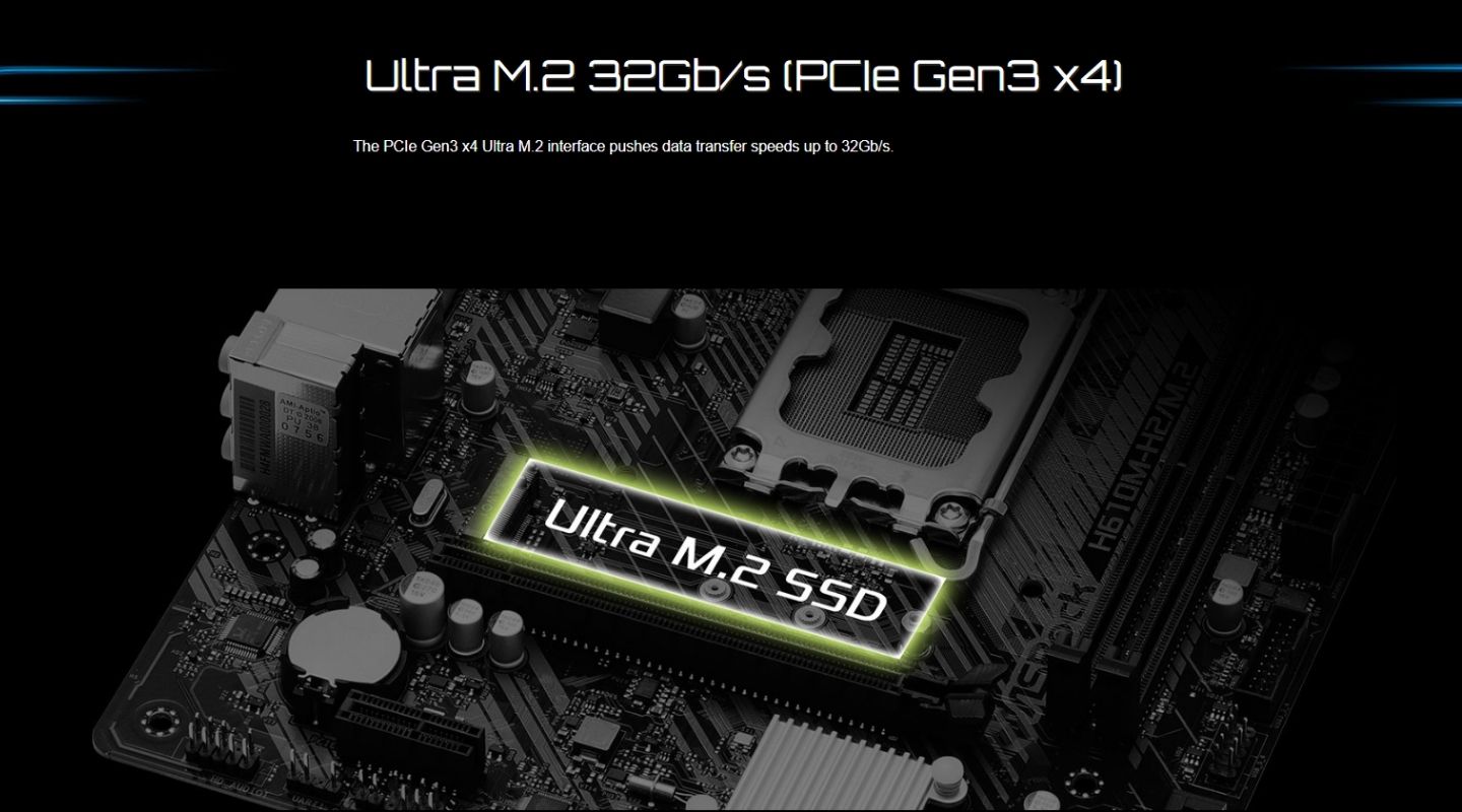 mainboard asrock h610m h2 m 2 3