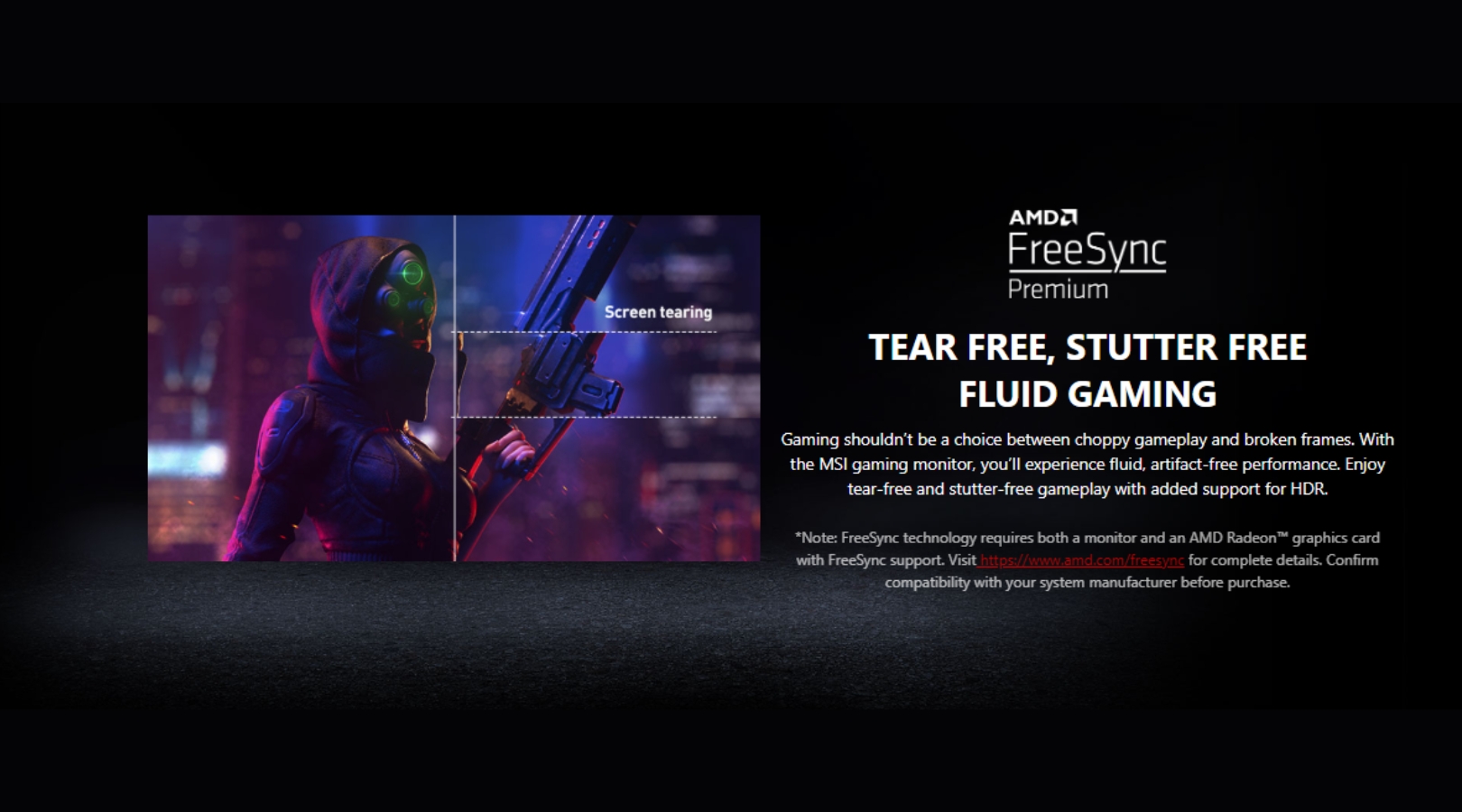 Màn Hình Gaming MAG 274QPF X32 WQHD 320Hz 6 Tính năng AMD FreeSync