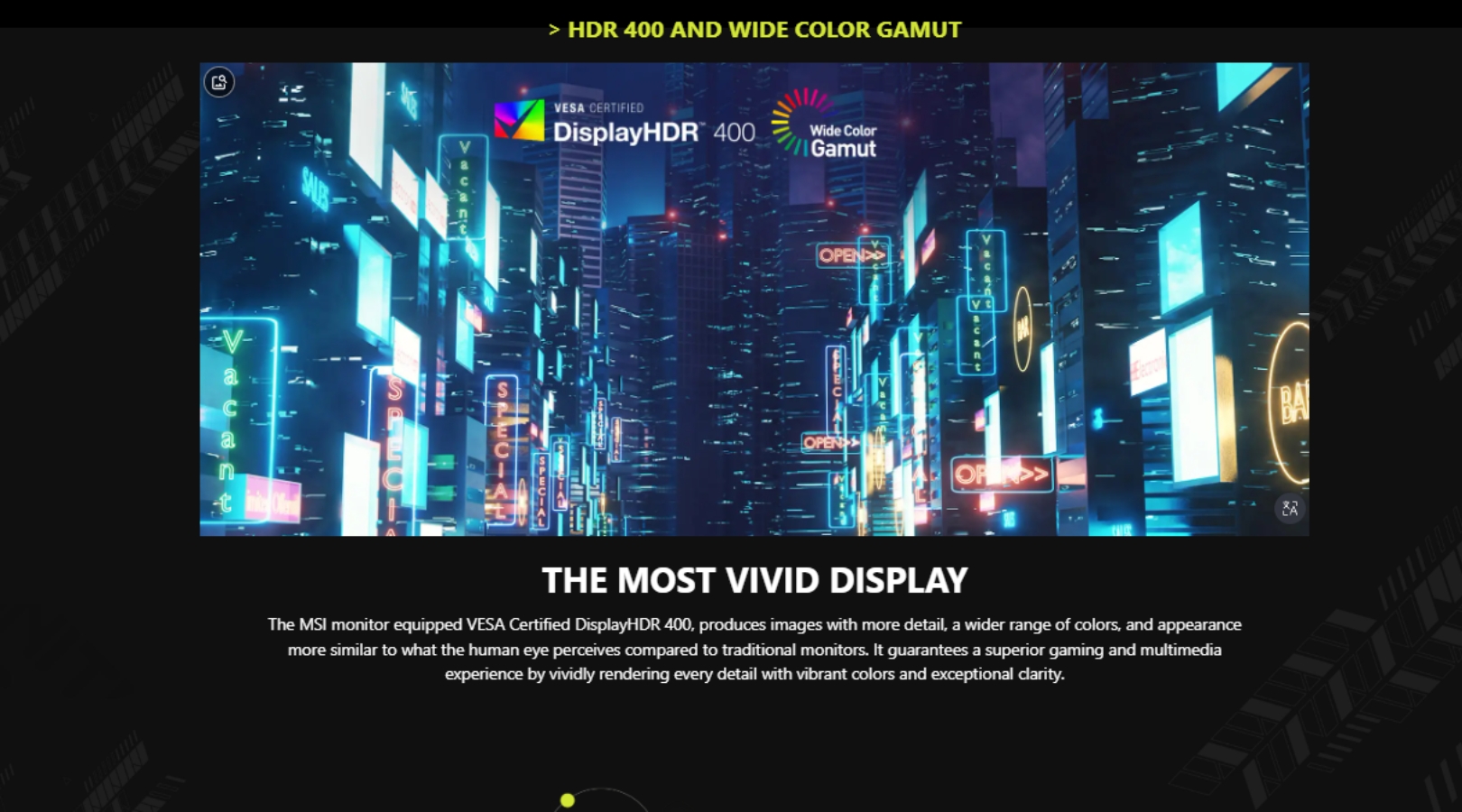 Màn Hình Gaming MAG 274QPF X32 WQHD 320Hz 5 HDR 400 AMD WIDE Color Gumut