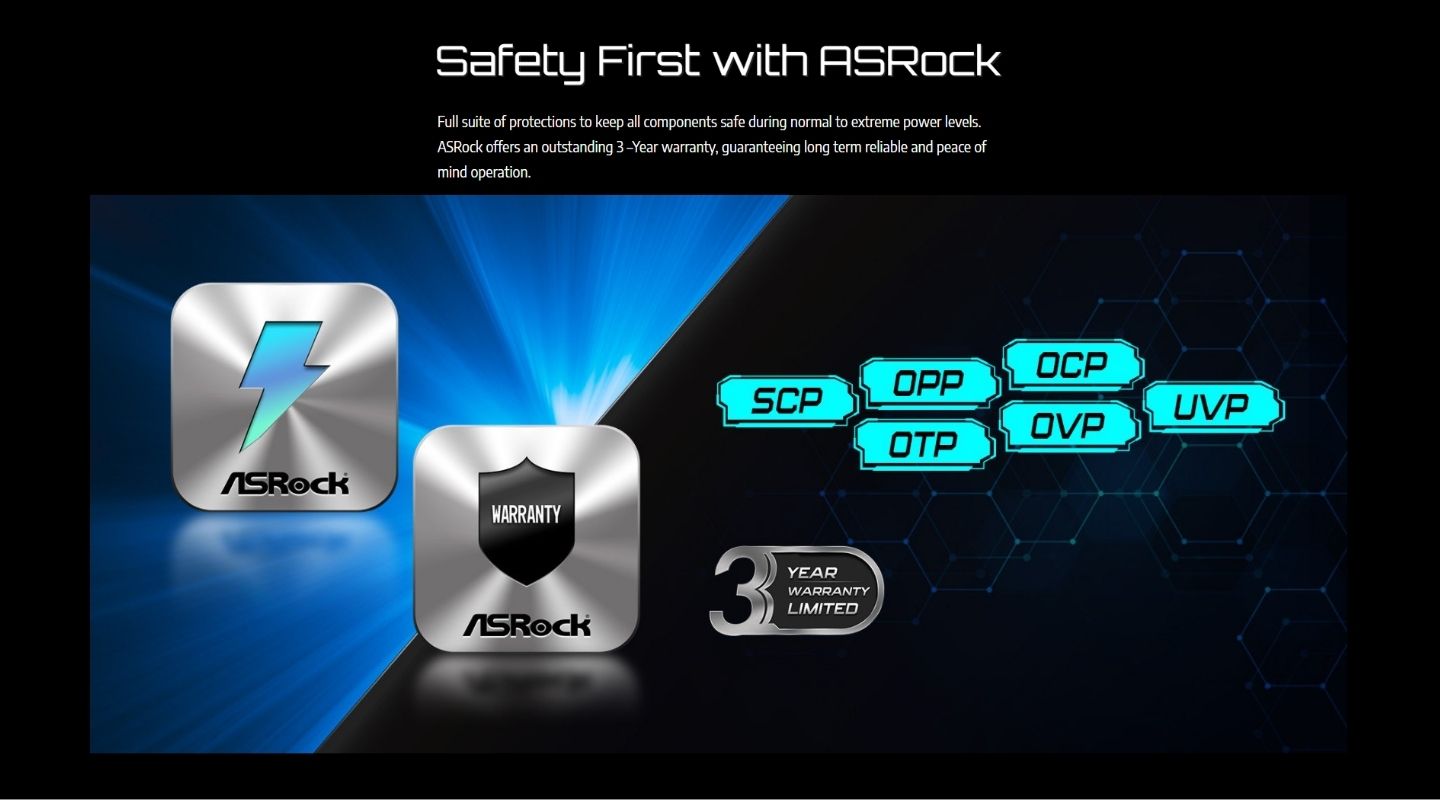 Nguồn Máy Tính - PSU ASRock PRO-650B 80 Plus Brozen 650W 4 nguon-may-tinh-psu-asrock-pro-650b-80-plus-brozen-650w-3