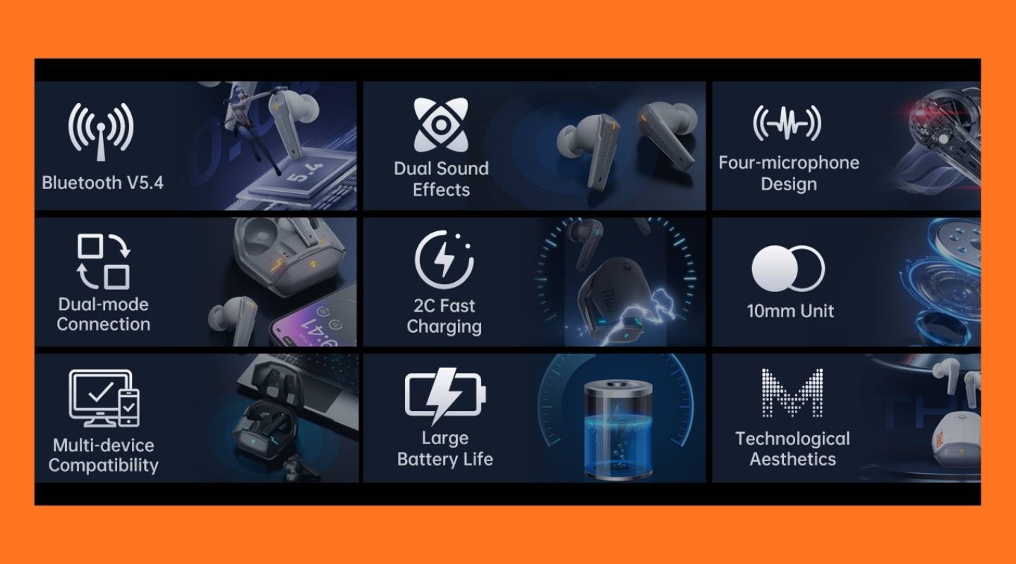 Tai Nghe Gaming Bluetooth True Wireless Machenike TH60 6 tai-nghe-gaming-bluetooth-true-wireless-machenike-th60-5