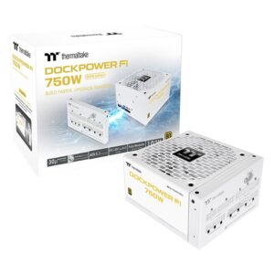 Nguồn Máy Tính - PSU Thermaltake Dockpower FI Snow 750W 80 Plus Gold ATX 3.1 74 ps dcp 0750fnfag w06