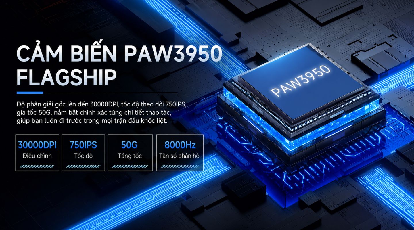 Chuột Gaming Darmoshark M9 Tri-mode 30000 DPI 8K 2 chuot-gaming-darmoshark-m9-1