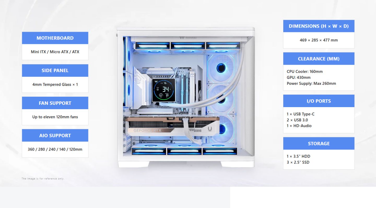 Thùng máy tính Thermaltake Arcus 380 TG ARGB 8 thung-may-tinh-thermaltake-arcus-380-tg-argb-7