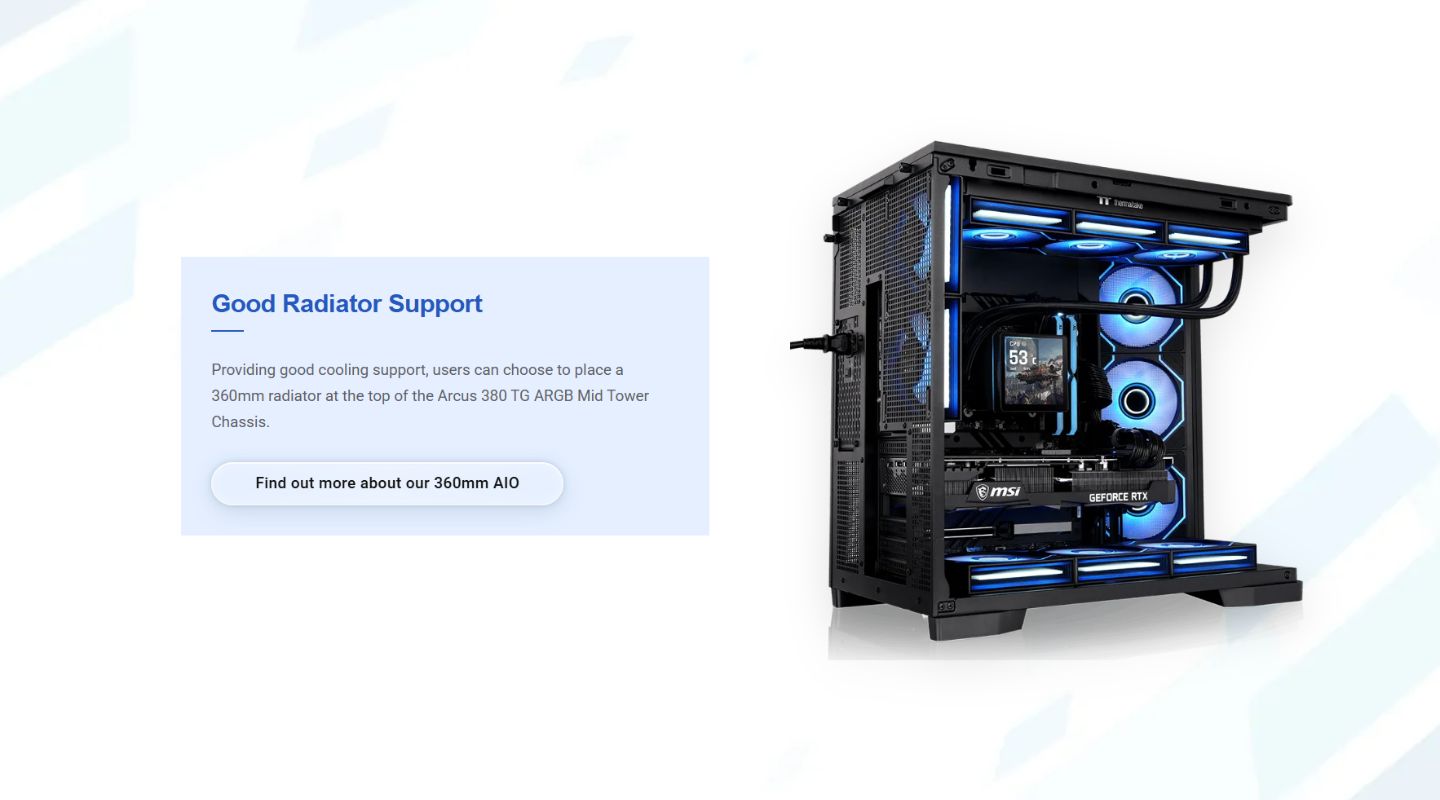 Thùng máy tính Thermaltake Arcus 380 TG ARGB 4 thung-may-tinh-thermaltake-arcus-380-tg-argb-3