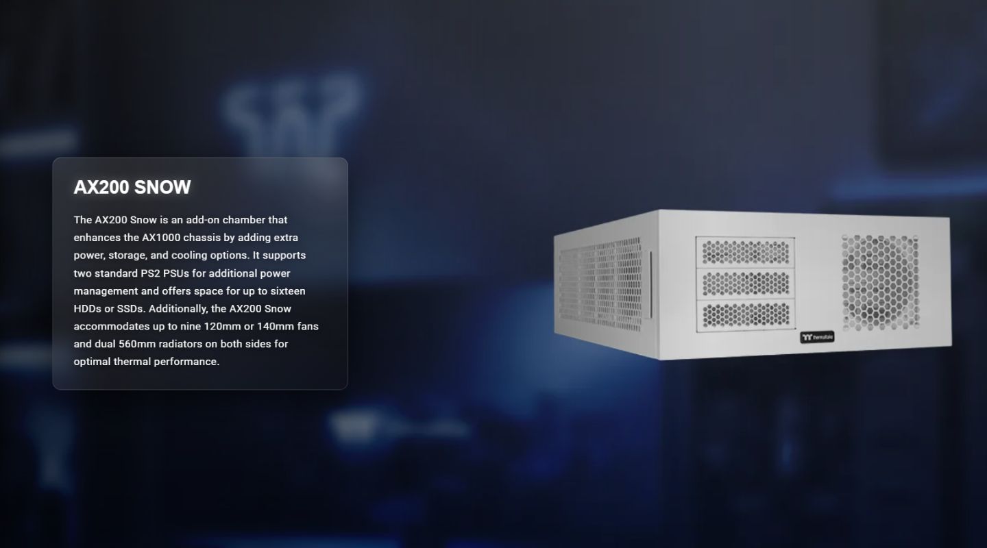 Thùng Máy Tính Thermaltake AX200 Bệ Mở Rộng Cho AX1000 2 thung-may-tinh-thermaltake-ax200-1