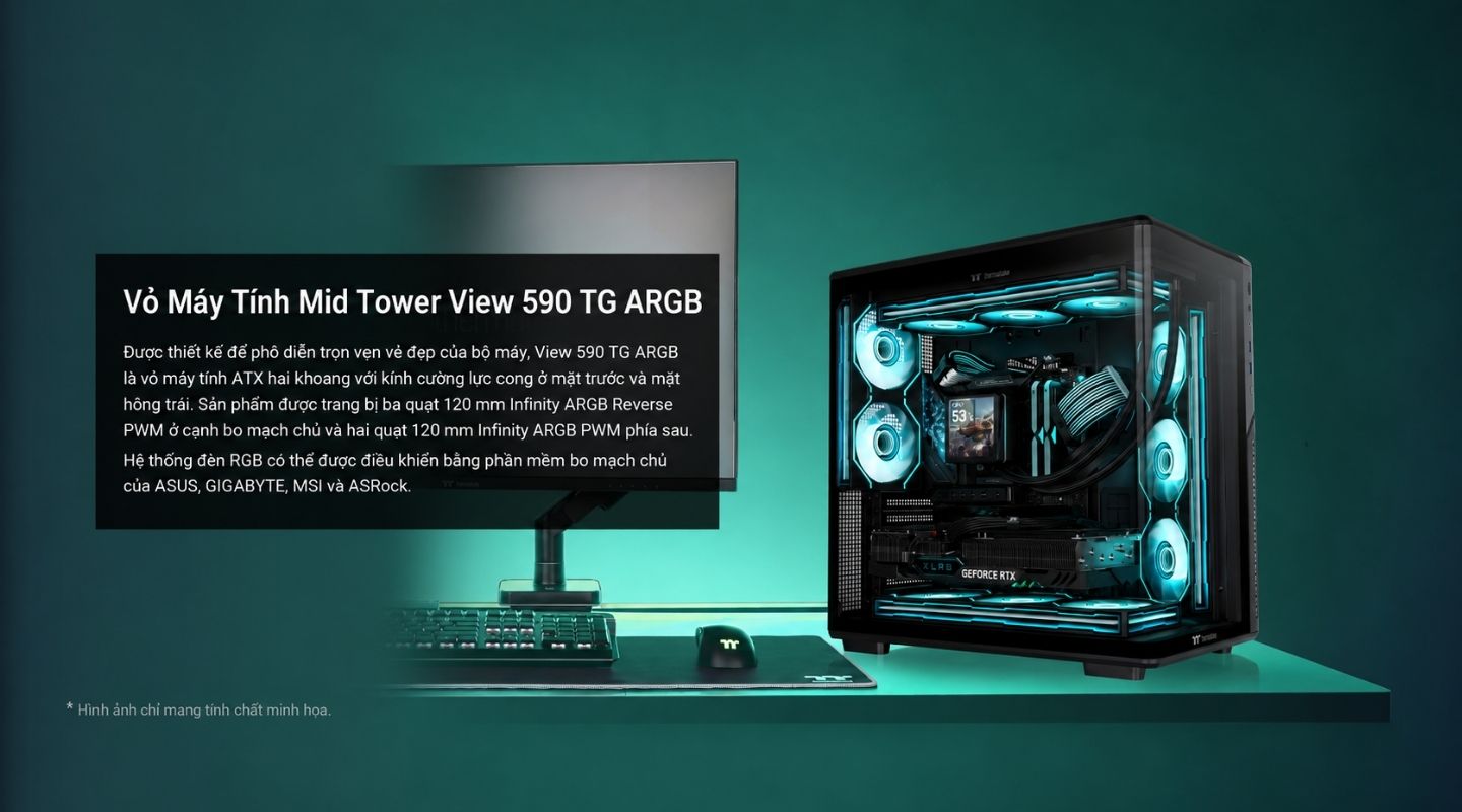 Thùng máy tính Thermaltake View 590 TG ARGB 2 thung-may-tinh-thermaltake-view-590-tg-argb-1