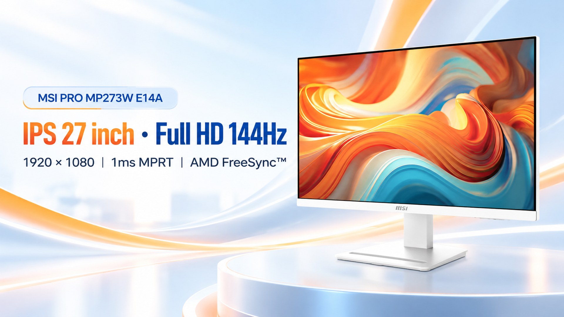 Màn hình MSI PRO MP273W E14A IPS 27 inch Full HD 144Hz