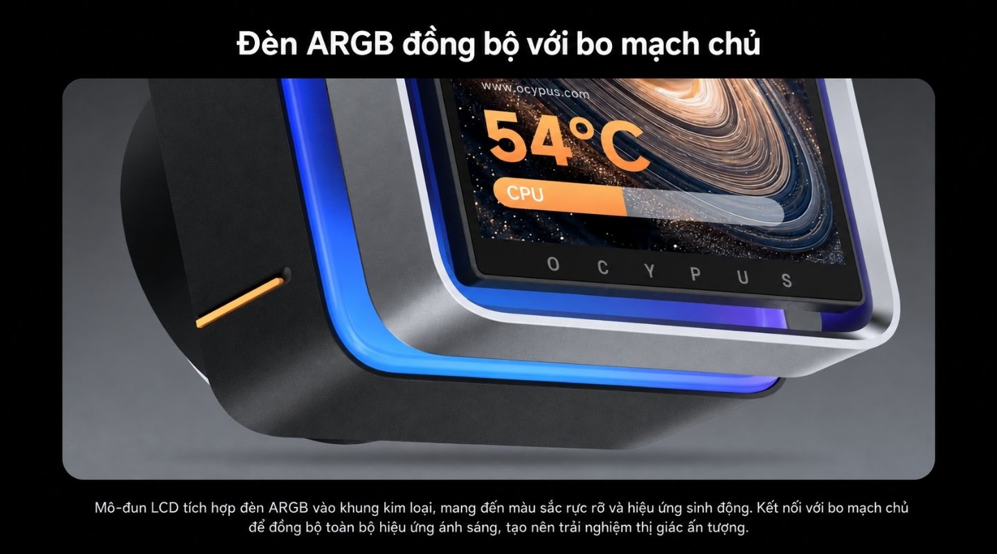 Tản nhiệt nước AIO Ocypus Sigma L42 EX ARGB 5 tan-nhiet-nuoc-aio-ocypus-sigma-l42-ex-argb-4